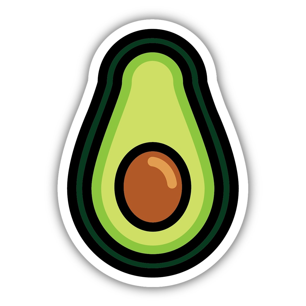 Stickers Northwest, Stickers, Art & School, 3", Avocado, 521366